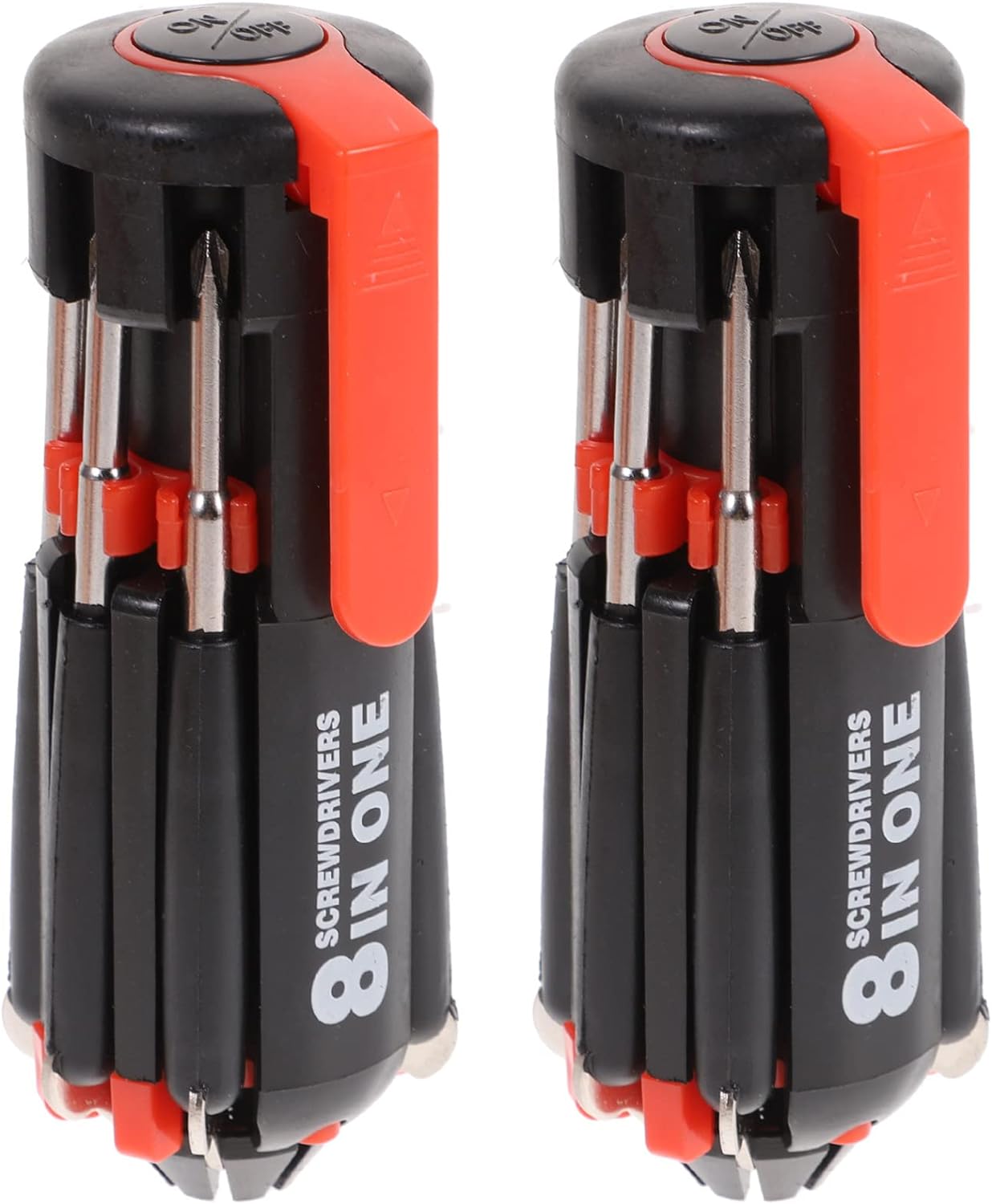 8 in 1  Ratcheting Screwdriver Set  with Flashlight