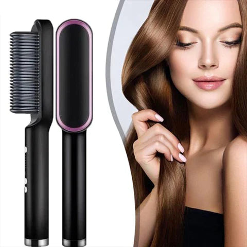 Electric Professional Hair Straightening Brush
