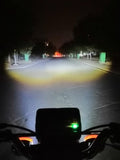 OWL Shape Led Fog Yellow-White light Low & High Beam for universal vehicles 1 PCs