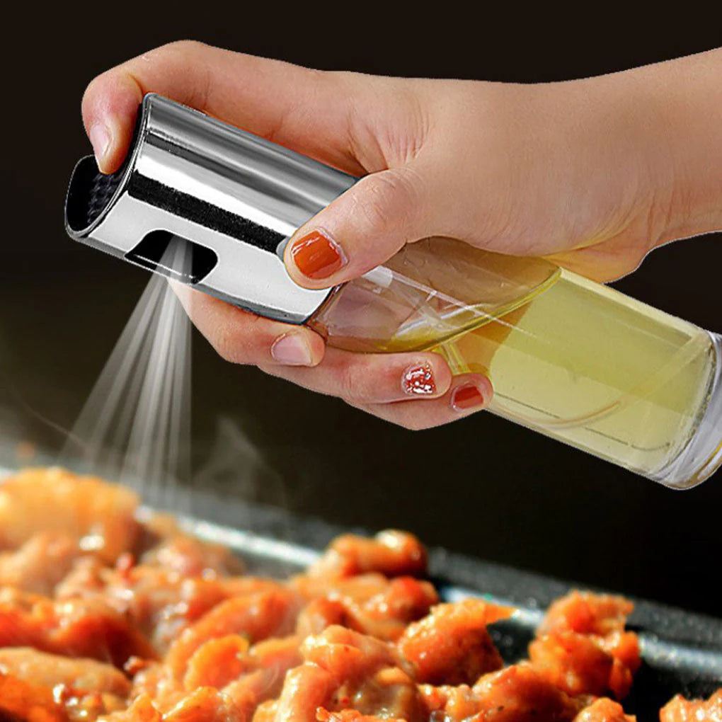 Oil Spray Bottle for BBQ, Salad, Cooking & Baking Pack of 2