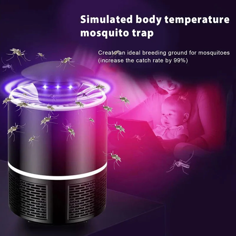 Versatile Mosquito Lamp for Home, Office, and Outdoor Use - Random Color