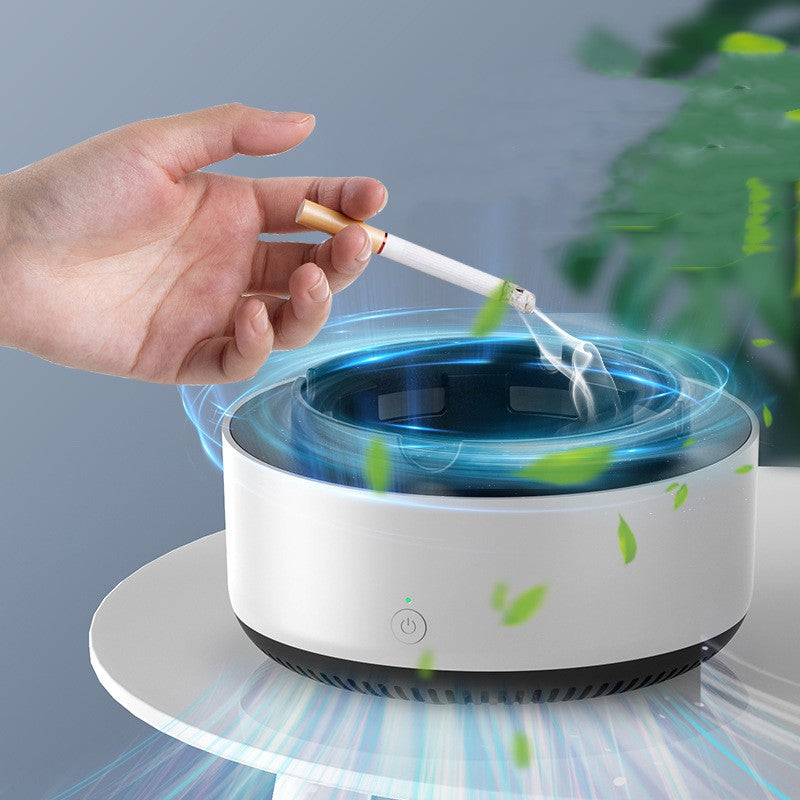 Electronic Ashtray with Air Purifier and Fragrance Function