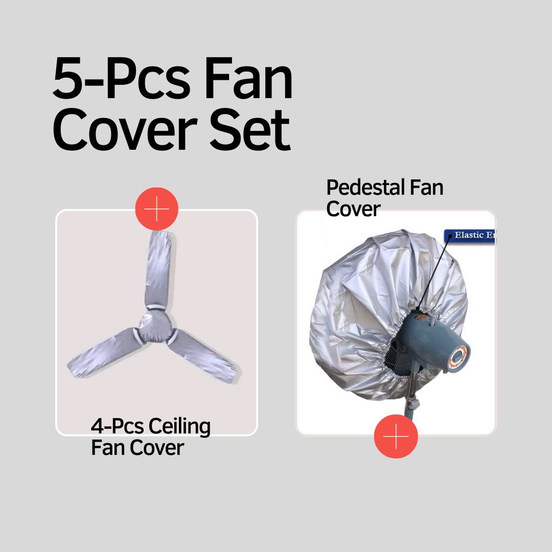 Ceiling & Pedestal Fan Covers by Clubshopy – Waterproof and Dustproof