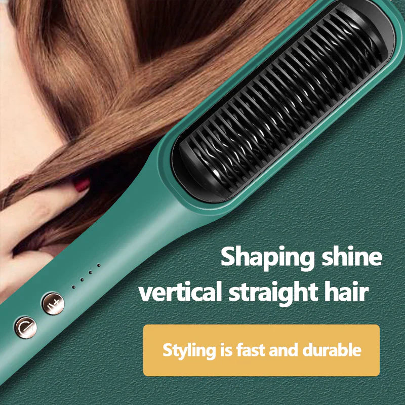 Electric Professional Hair Straightening Brush