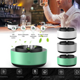 Electronic Ashtray with Air Purifier and Fragrance Function