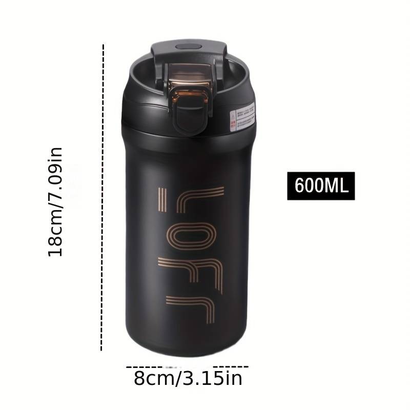 600ml Large Stainless Steel Travel Mug Portable