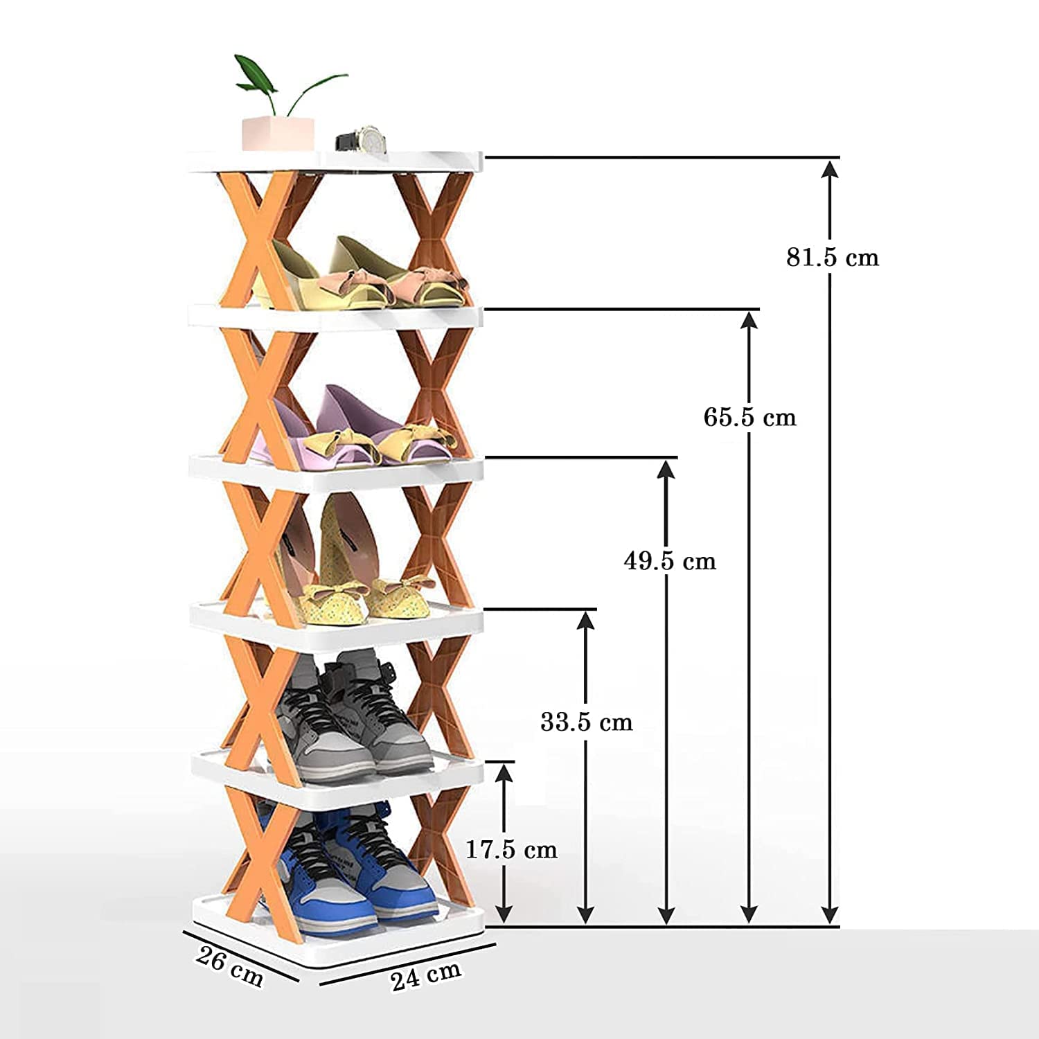 Multilayer Foldable Shoe Rack For Home