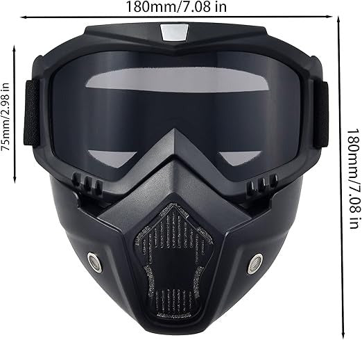 Full Face Anti-Dust & Smog Motorcycle Safety Goggles