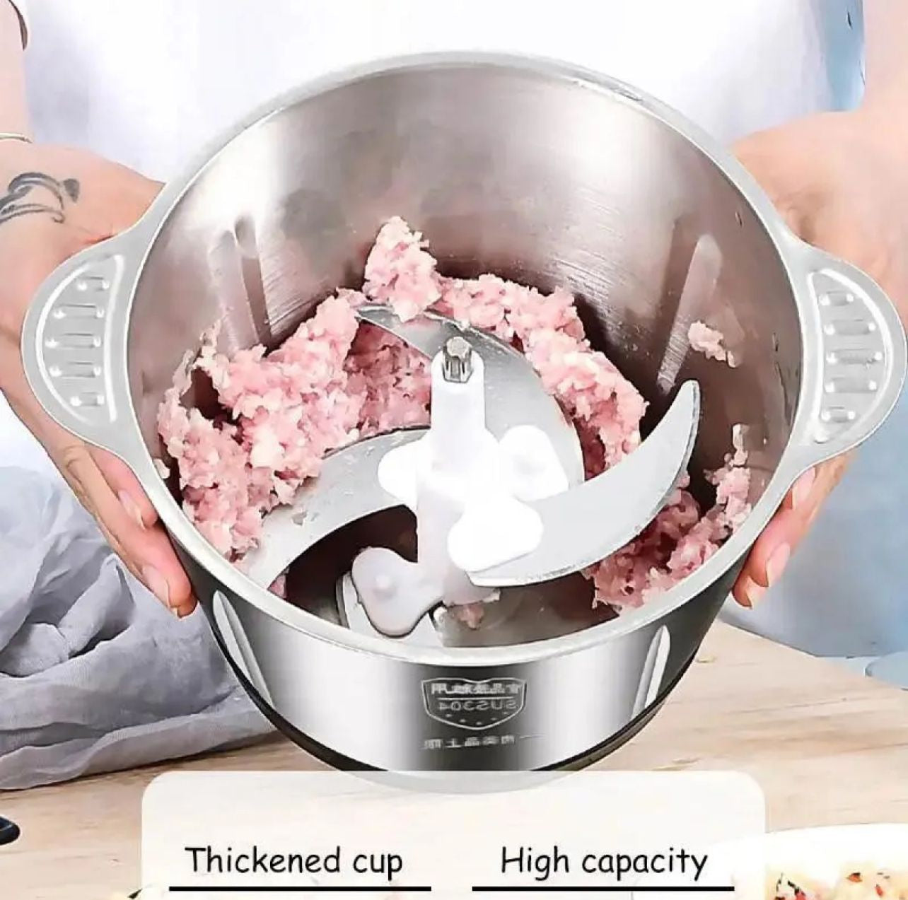 Electric Meat Chopper Vegetable Grinder Machine 3L