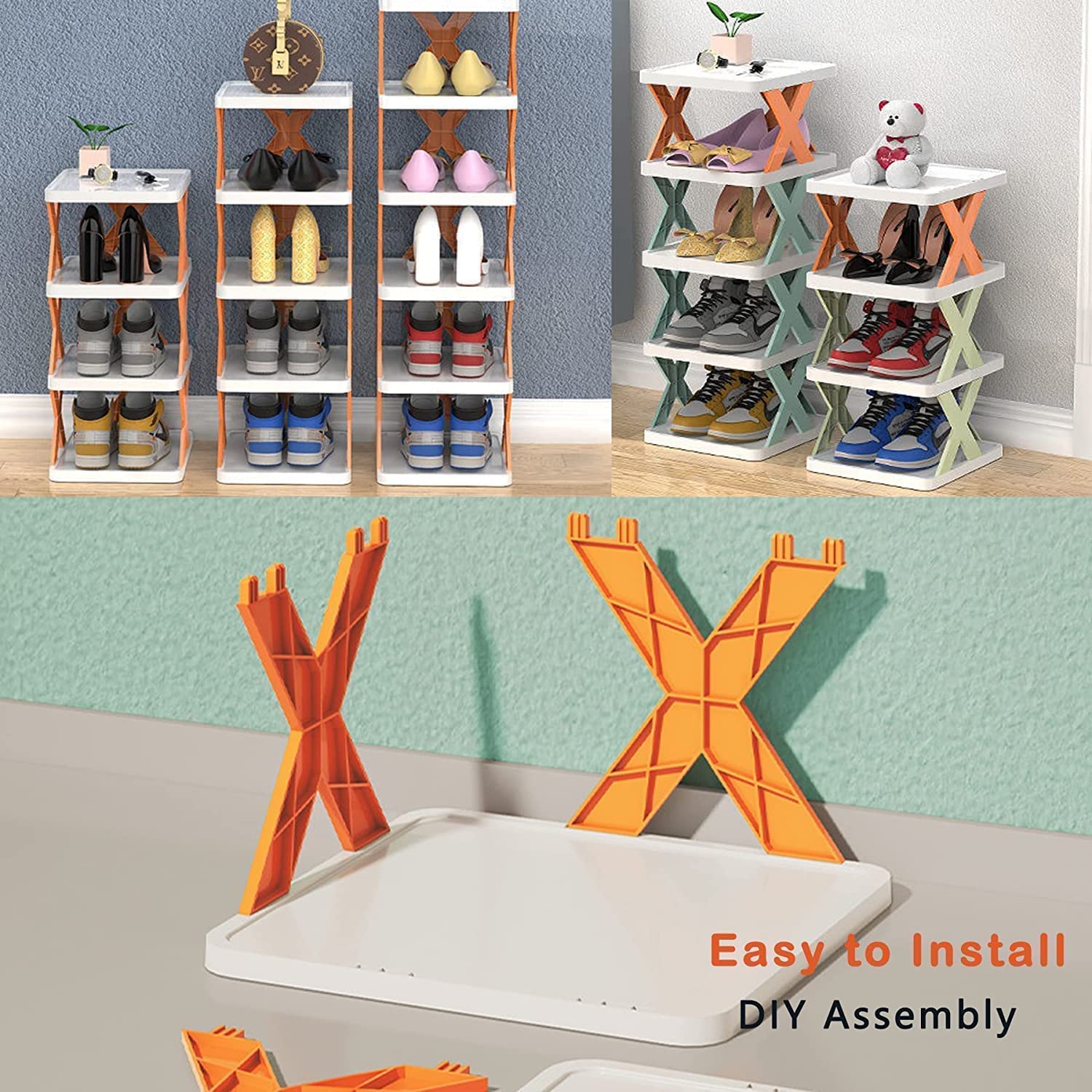 Multilayer Foldable Shoe Rack For Home