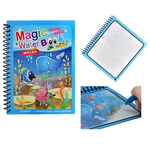 🎨 Magic Water Reusable Drawing Book: No-Mess Fun for Kids! 🖍✨