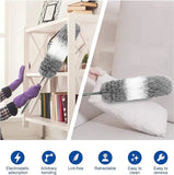 Adjustable Microfiber Duster - Flexible Cleaning Brush