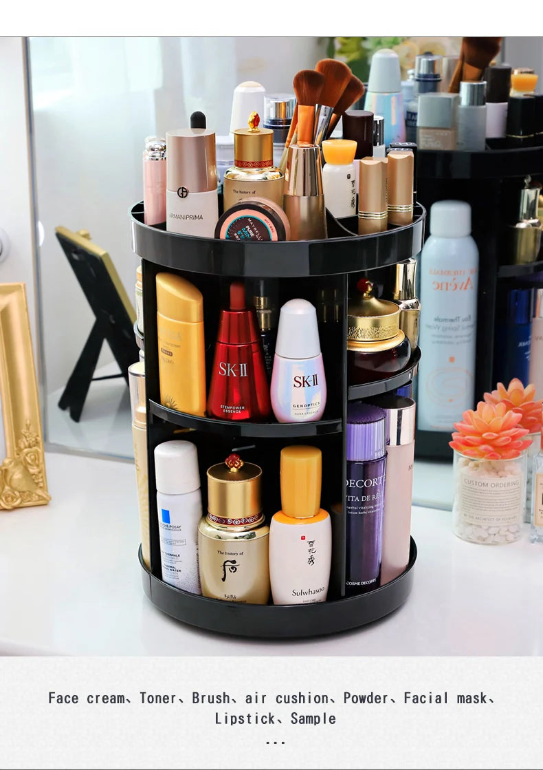 ✨360° Rotating Makeup Organizer 💄✨