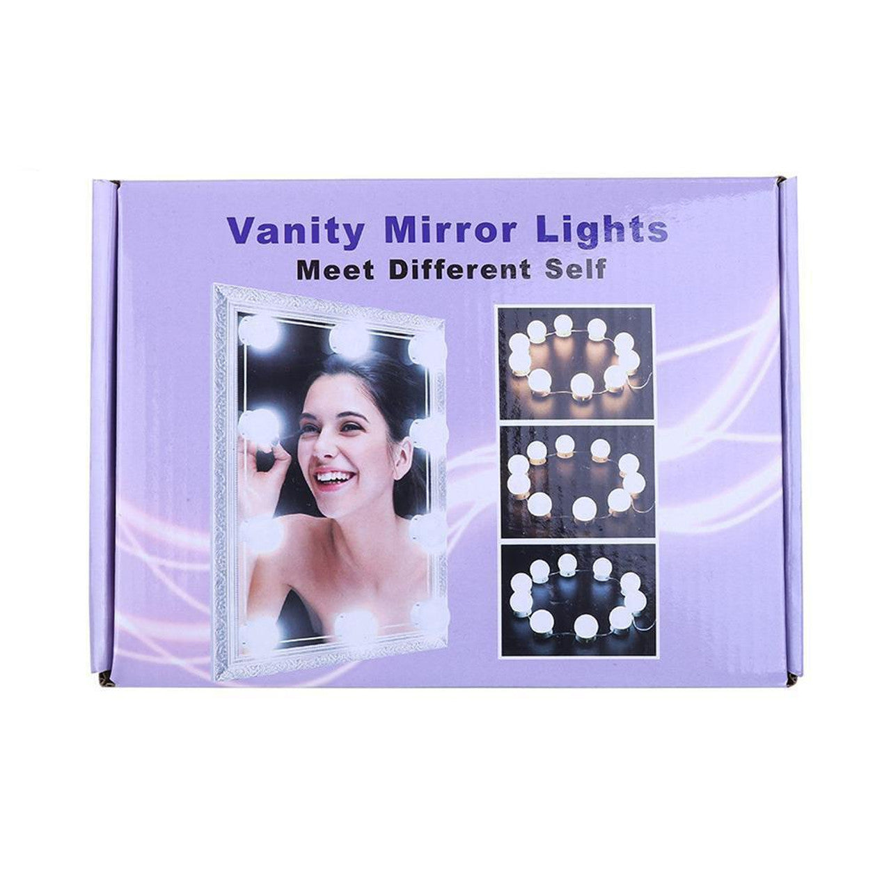 Vanity Mirror Lights - Hollywood Style 10 Pcs LED Light Kit for Makeup Mirror