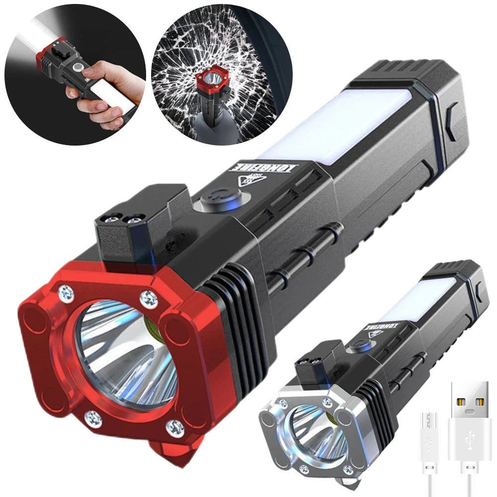 Multifunctional Emergency Flashlight - High Brightness