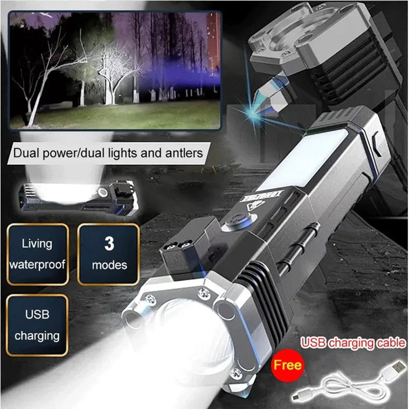 Multifunctional Emergency Flashlight - High Brightness