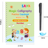 Sank Magic Reusable Practice Copybook Set with Pen