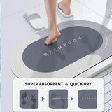 Super Absorbent Quick-Dry Floor Mat - Non-Slip, Easy to Clean