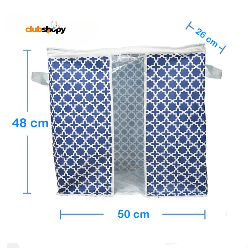 4-Pcs Storage bag for Bedding, Comforters & Clothes, with Reinforced Handle