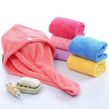 Women Soft Microfiber Towel ,Shower Cap Towel for Hairs