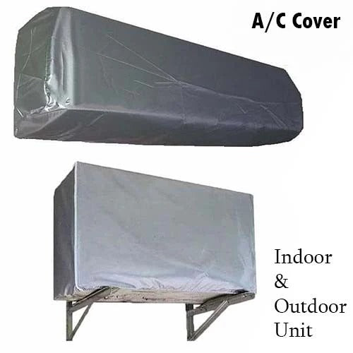 AC Dustproof Cover For Indoor & Outdoor Unit - 2pcs