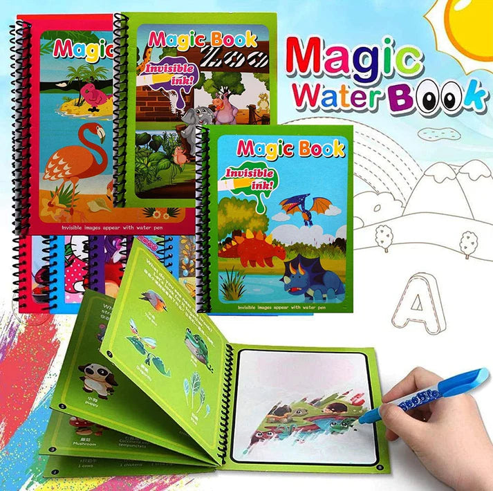 🎨 Magic Water Reusable Drawing Book: No-Mess Fun for Kids! 🖍✨