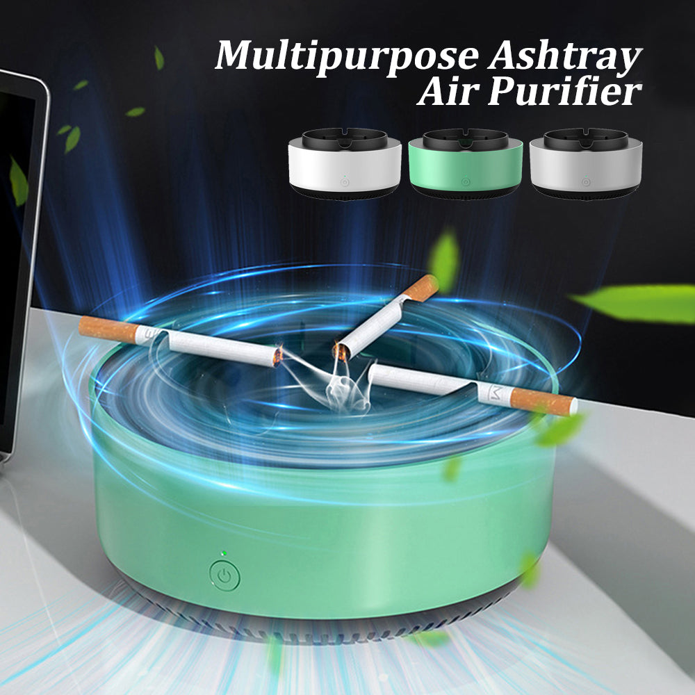 Electronic Ashtray with Air Purifier and Fragrance Function