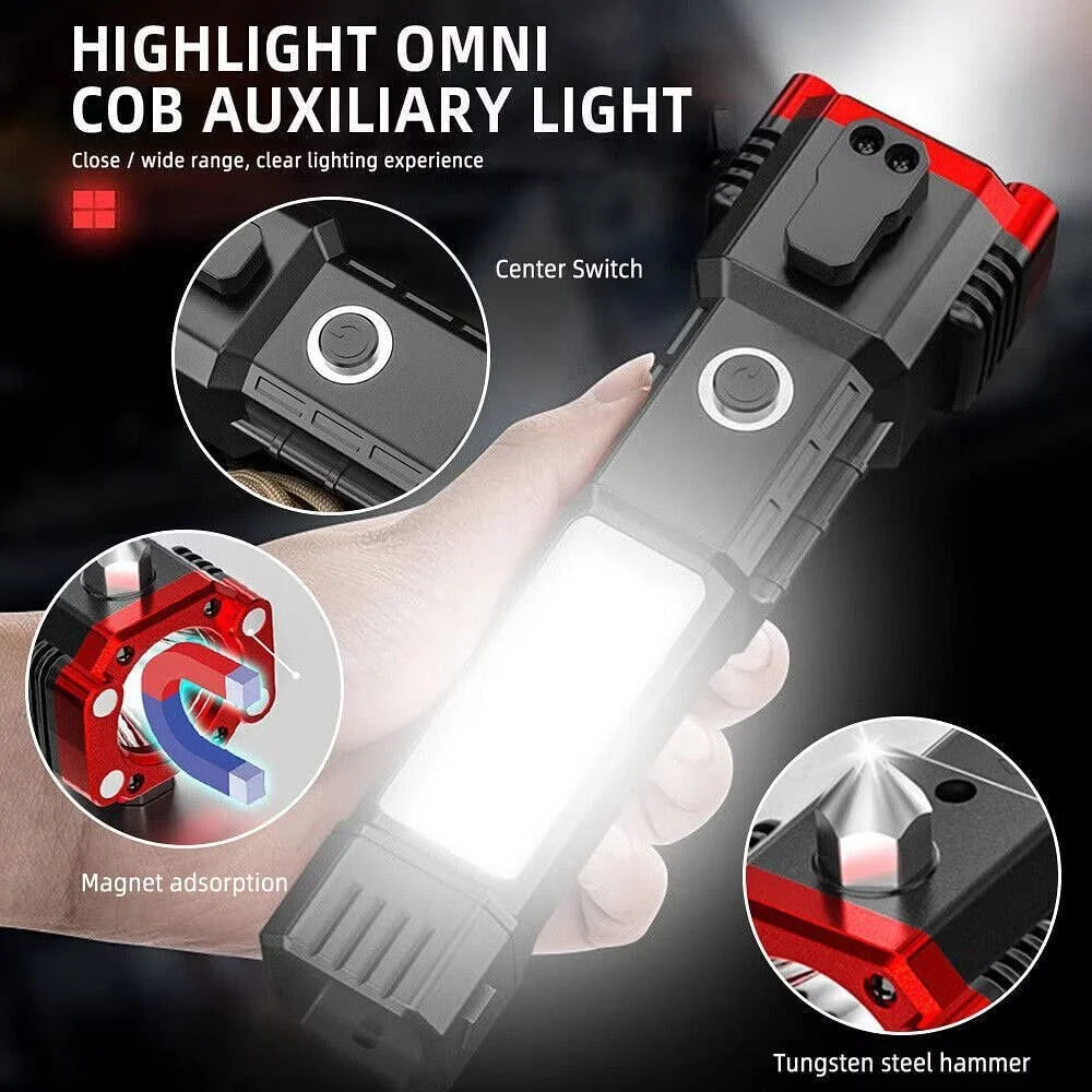 Multifunctional Emergency Flashlight - High Brightness