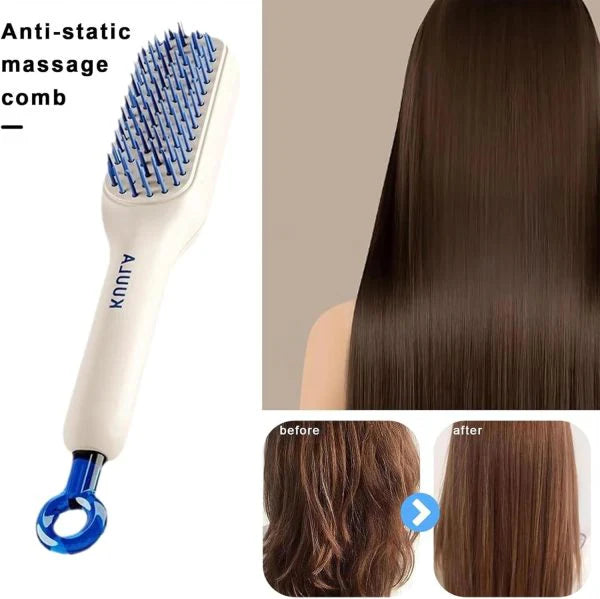 One-click Self Cleaning Hair Brush