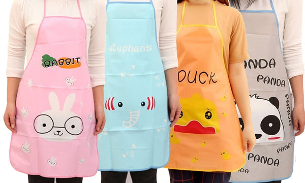 Stylish Colorful Animated Print Apron